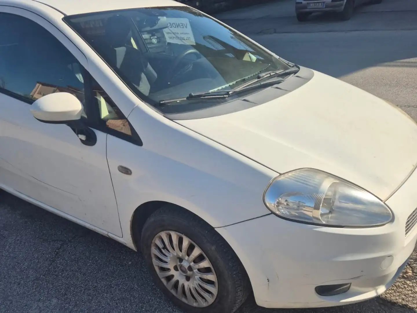 Fiat Grande Punto Punto Van autocarro 2 posti Wit - 2