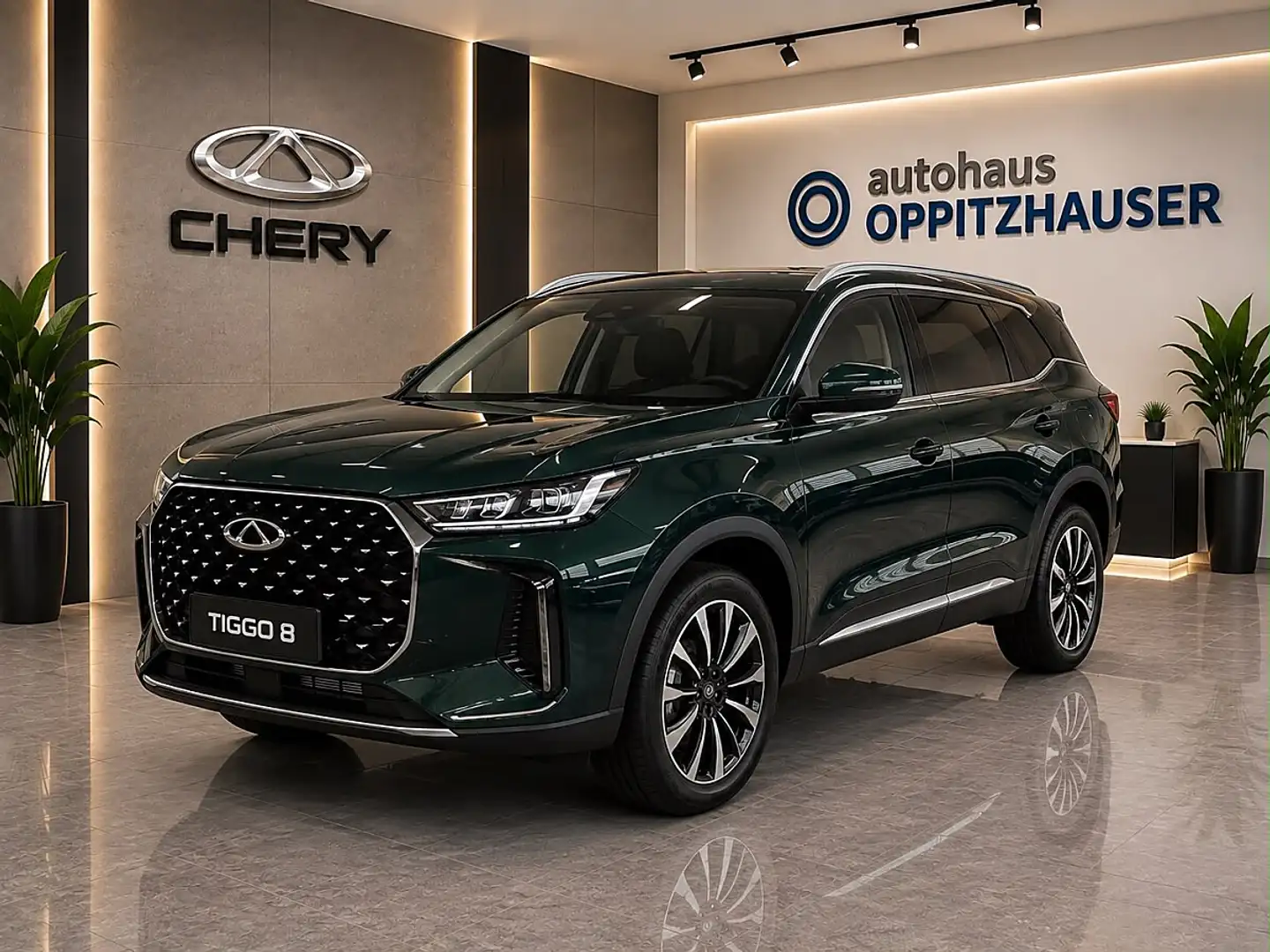 Chery Tiggo 8 PHEV Luxury Grün - 1