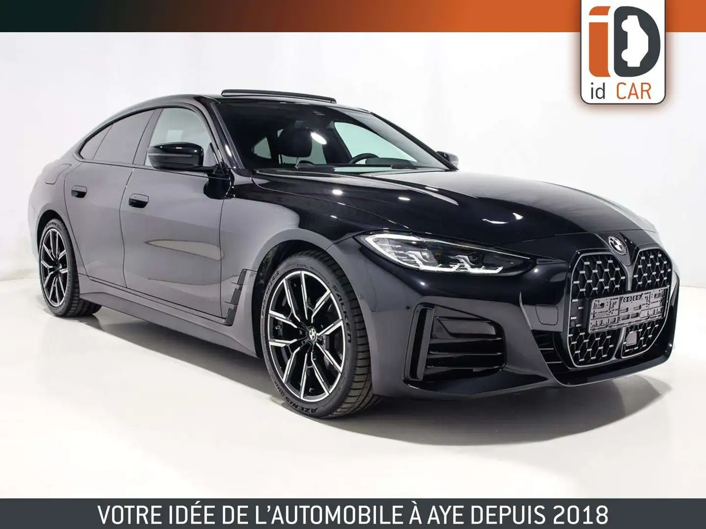 BMW 420 DA GRANCOUPE PACK M TOIT PANO CUIR LED LIVE JA19 Noir - 1