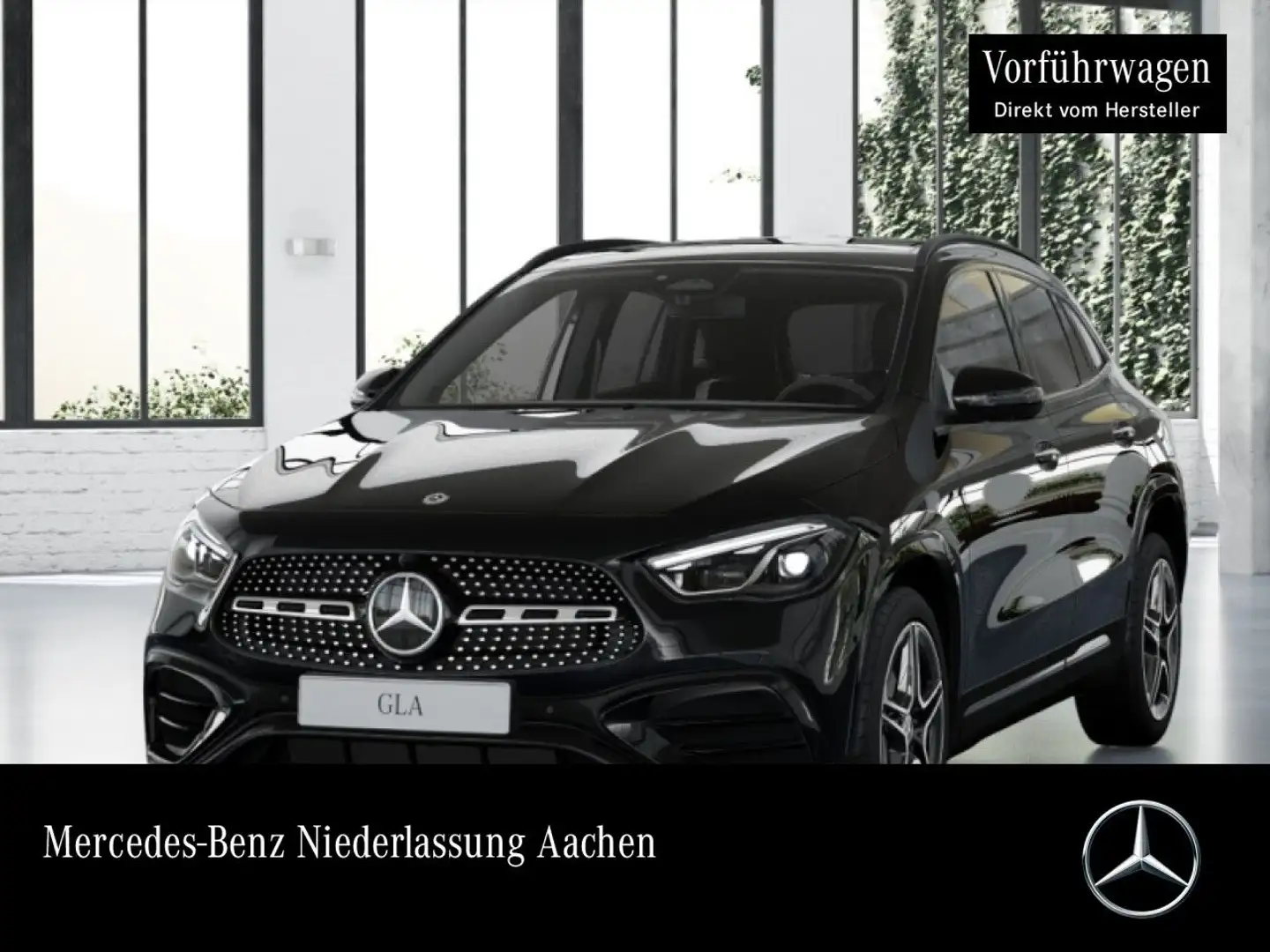 Mercedes-Benz GLA 220 d 4M AMG+NIGHT+PANO+360°+MULTIBEAM+19"+8G Schwarz - 1