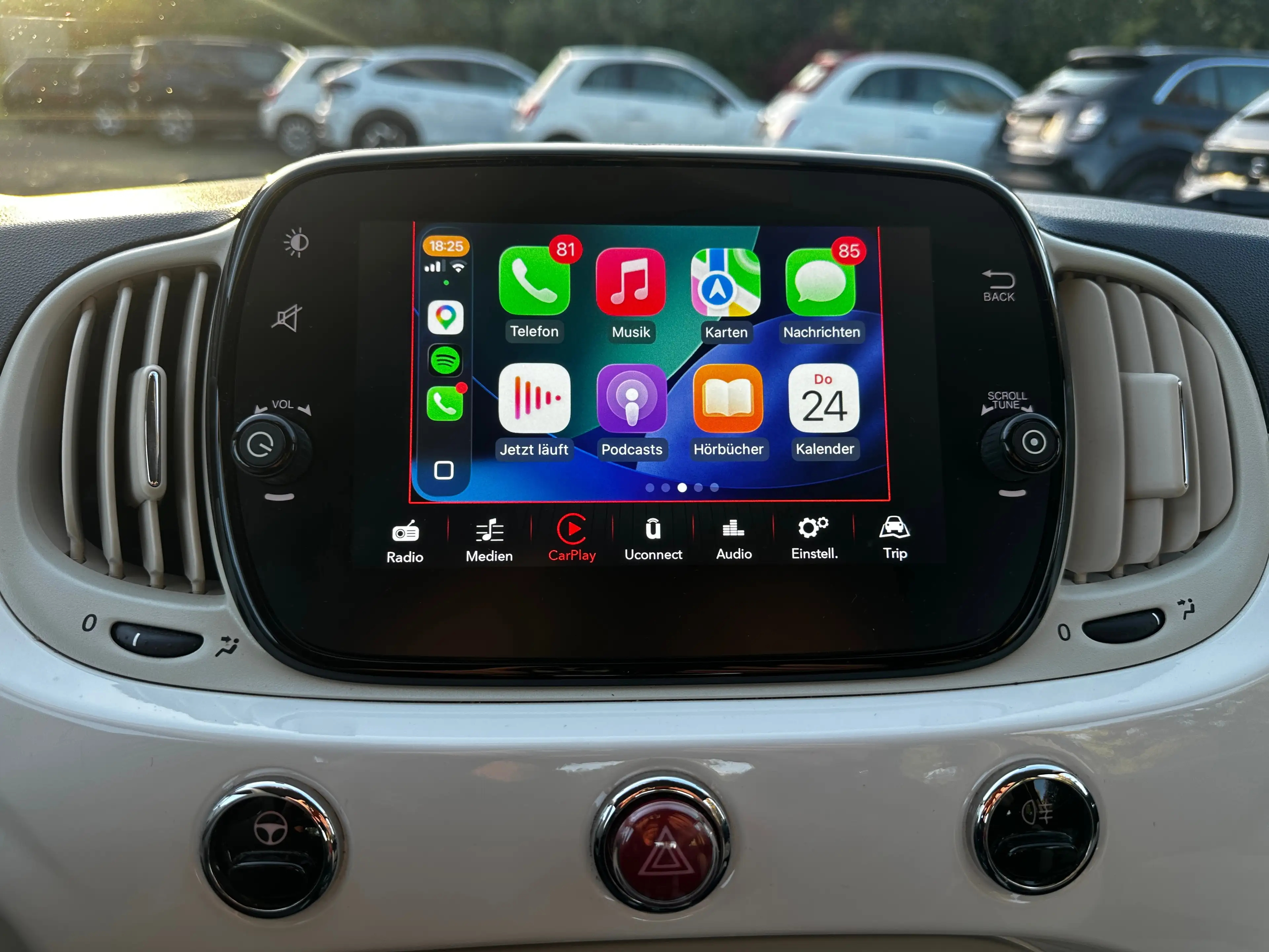 Fiat 500C 1.0 MildHybrid Dolcevita CarPlay/Pcd/Temp/Klimaautomatik — photo 25