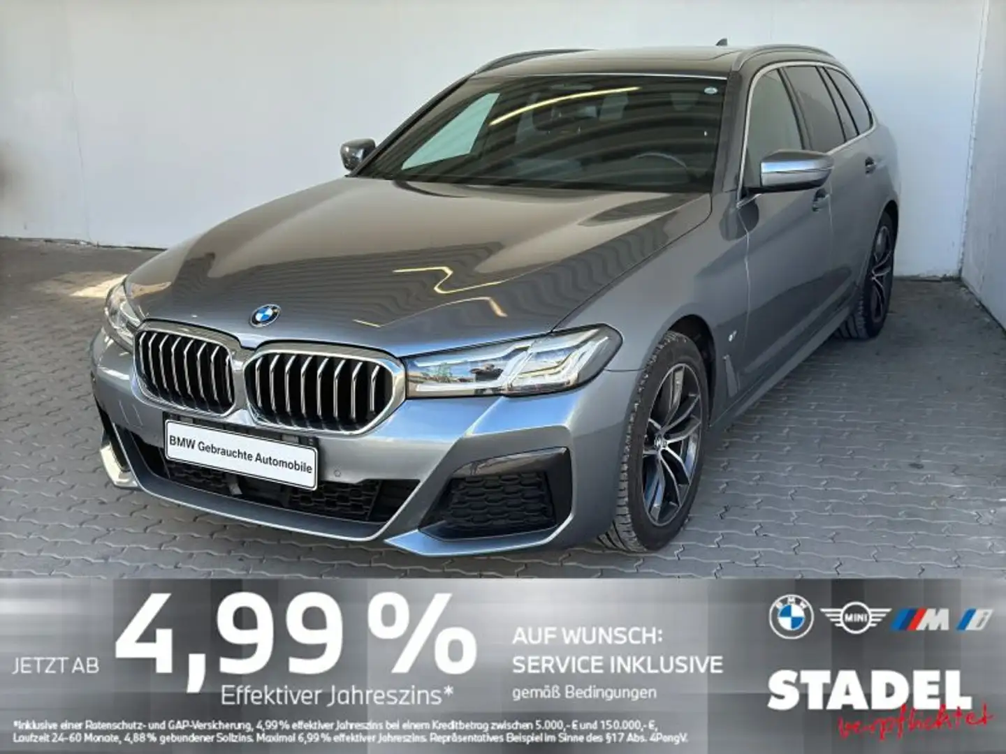 BMW 520 d xDrive Tour. M Sport Navi.LED.AHK.Pano.ACC Blu/Azzurro - 1