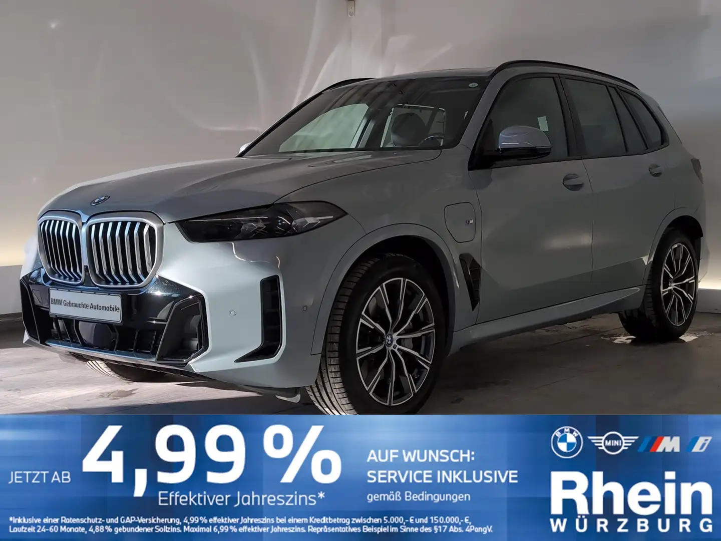 BMW X5 xDrive50e M Sport Navi/LED/Pano/HiFi/PaAs  Navi/LE Grau - 1