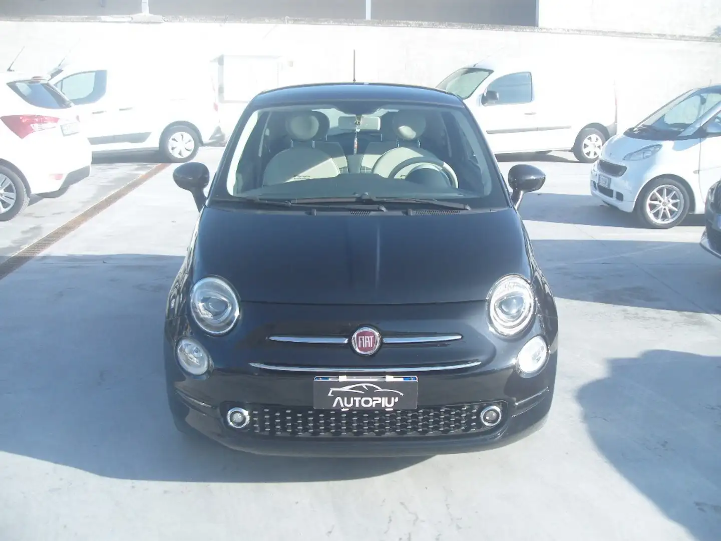 Fiat 500 500 1.2 Lounge Zwart - 2