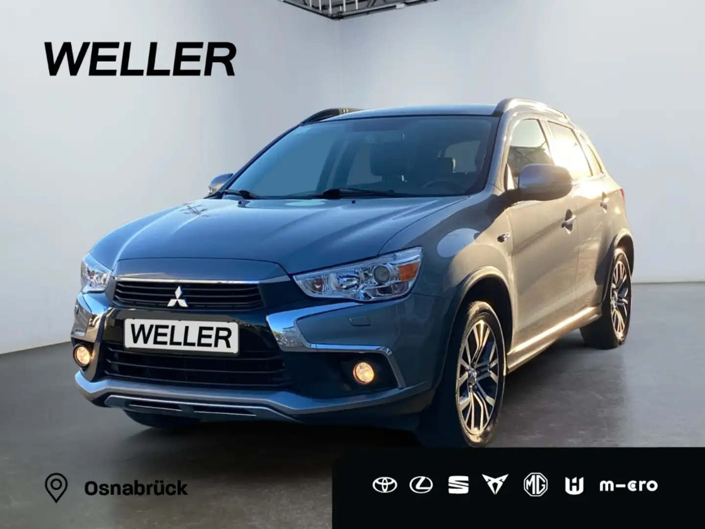 Mitsubishi ASX 1.6 2WD Top *Leder*Pano*Kamera*SHZ*SmartKey* Grijs - 1