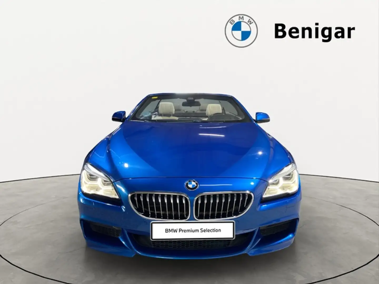 BMW 640 640dA Cabrio Bleu - 2