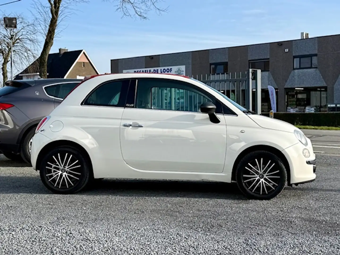 Fiat 500C Cabrio 1.4i Airco / Clima PDc Alu Leder Weiß - 2
