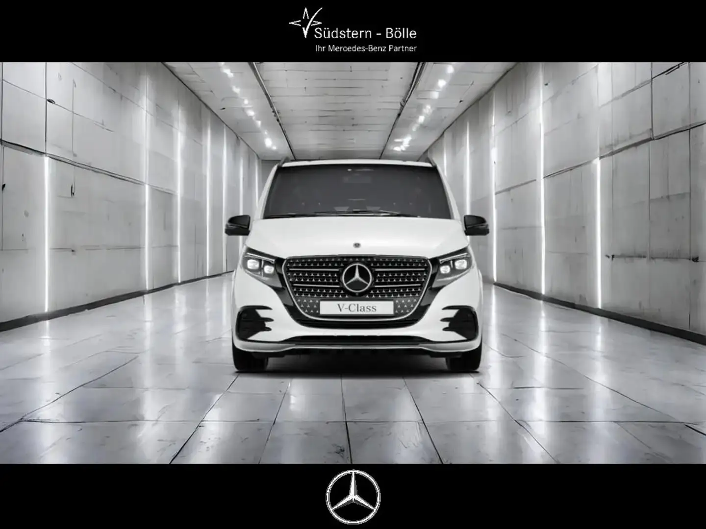 Mercedes-Benz V 300 d 4MATIC AVANTGARDE Lang +AMG+SHZ+NIGHTP. Weiß - 2