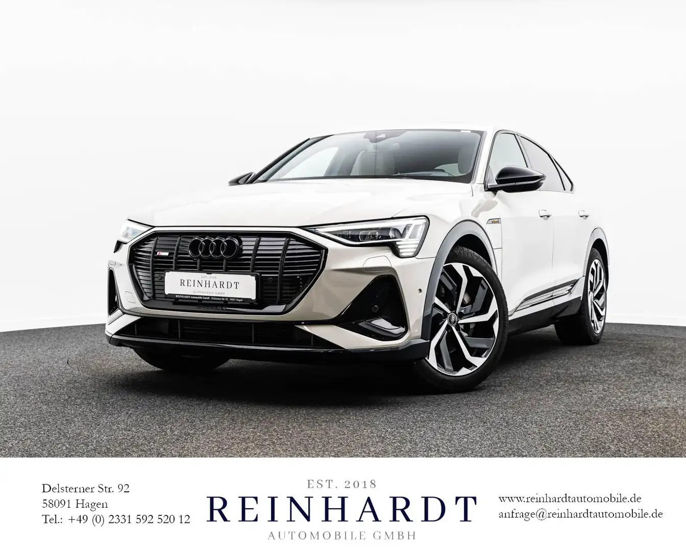 Audi e-tron SPORTBACK 55 S LINE/MTRX/ACC/HuD/PANO/AHK Beige - 1