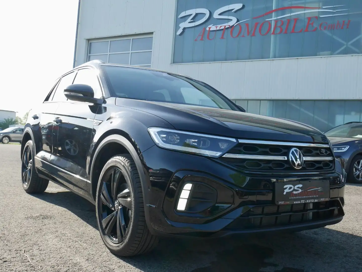Volkswagen T-Roc 1.5 TSI DSG"R-Line Black"Matrix+Pano+AHK Noir - 2