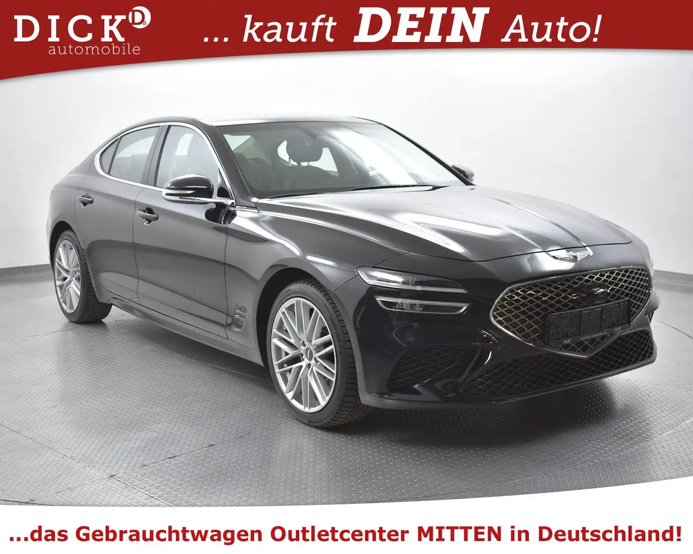 Genesis G70 2.0 T-GDI Premi NAV+KAM+KEY+ACC+LEDER+TEM+18 Schwarz - 1