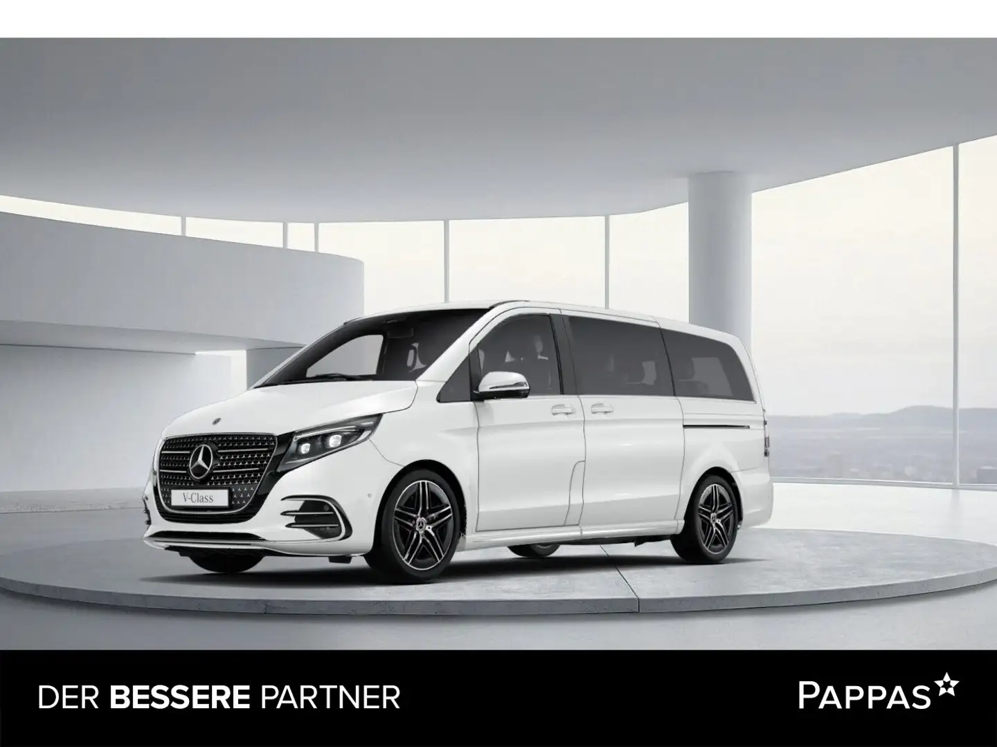 Mercedes-Benz V 300 d 4MATIC AVANTGARDE Lang AHK 2,5t 7 Sitze Weiß - 1