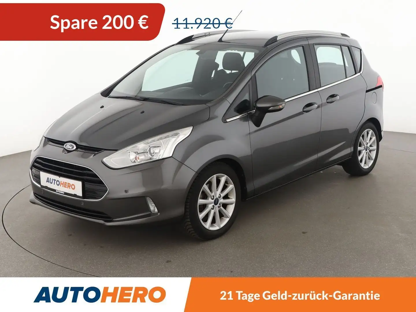 Ford B-Max 1.6 Ti-VCT Titanium Aut.*PDC*SHZ*ALU*KLIMA* Grau - 1