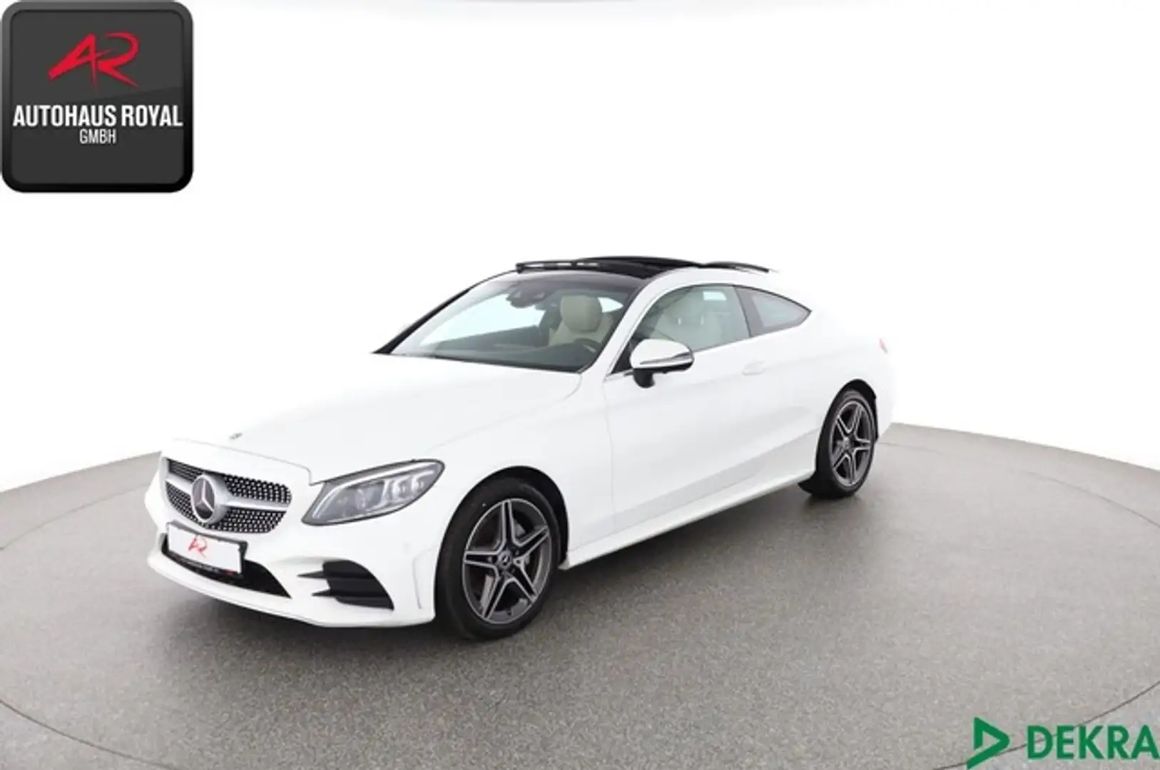 Mercedes-Benz C 220 d Coupe AMG MULTIBEAM,BURMESTER,AIRMATIC White - 1