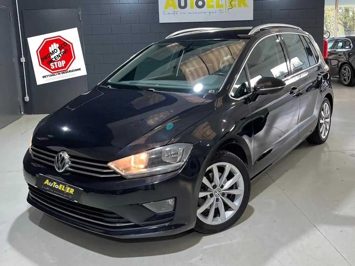 Volkswagen Golf Golf VII 2013 Sportsvan 1.6 tdi Business 110cv dsg Blau - 1