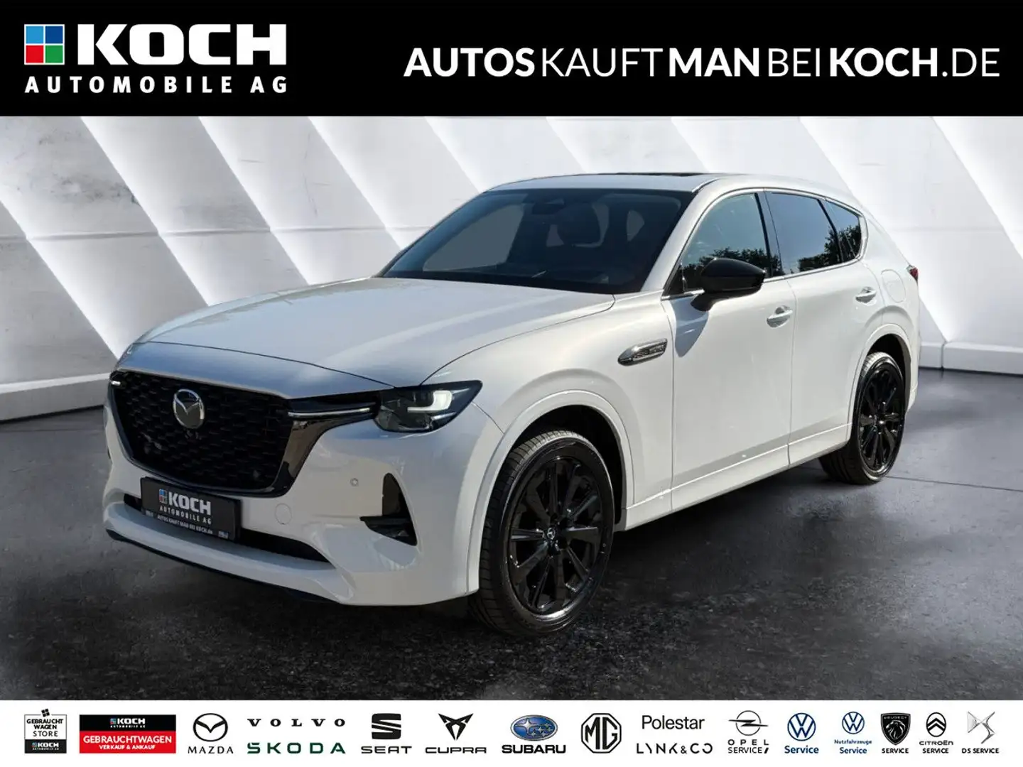 Mazda CX-60 e-SKYACTIV-D 254 M HYBRID AWD HOMURA BOSE Weiß - 1