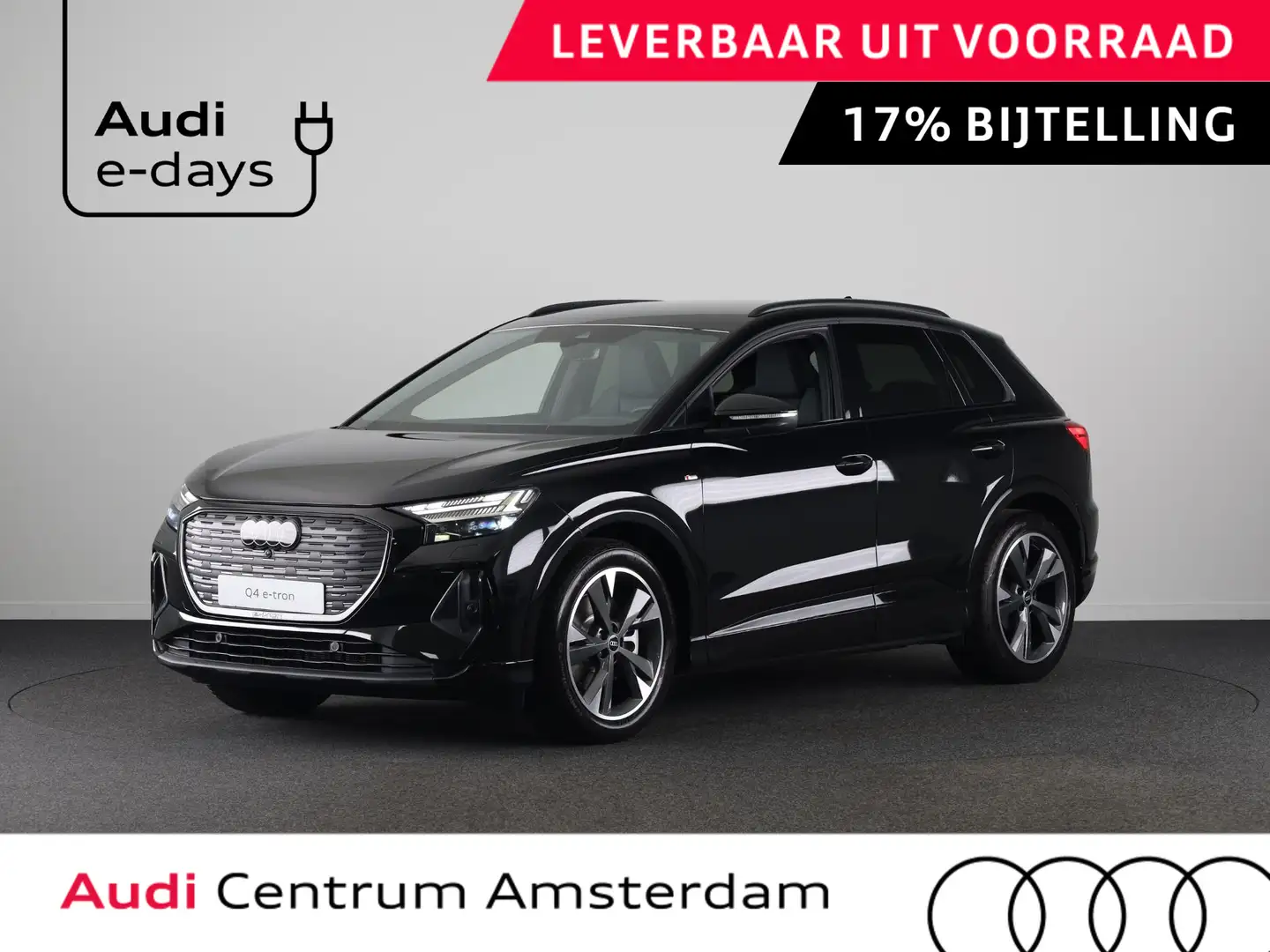 Audi Q4 e-tron 40 S edition 63 kWh 204pk | Achteruitrijcamera | C Nero - 1