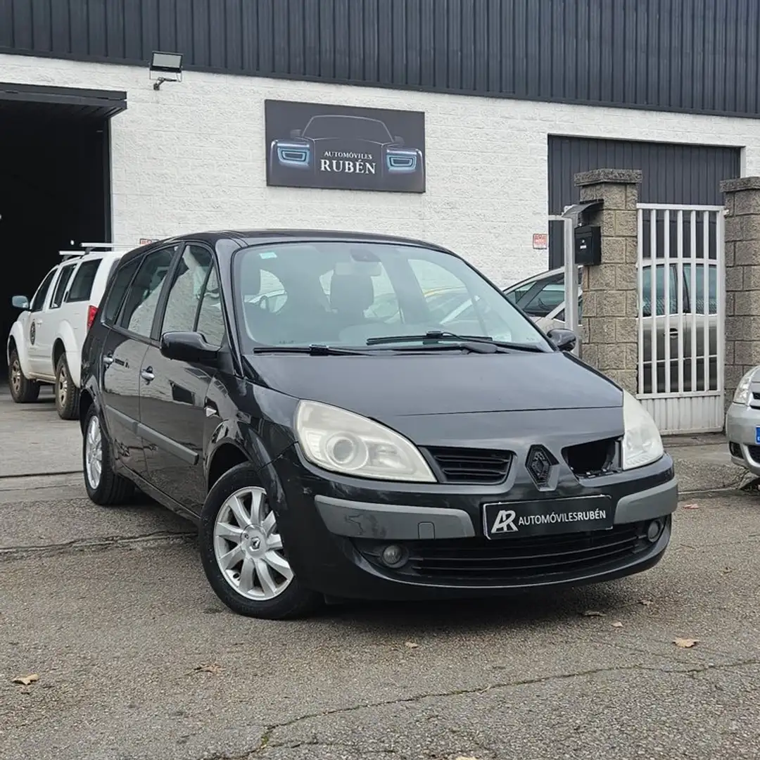 Renault Scenic Dynamique 7 plazas 1.9dCi Auto Zwart - 1