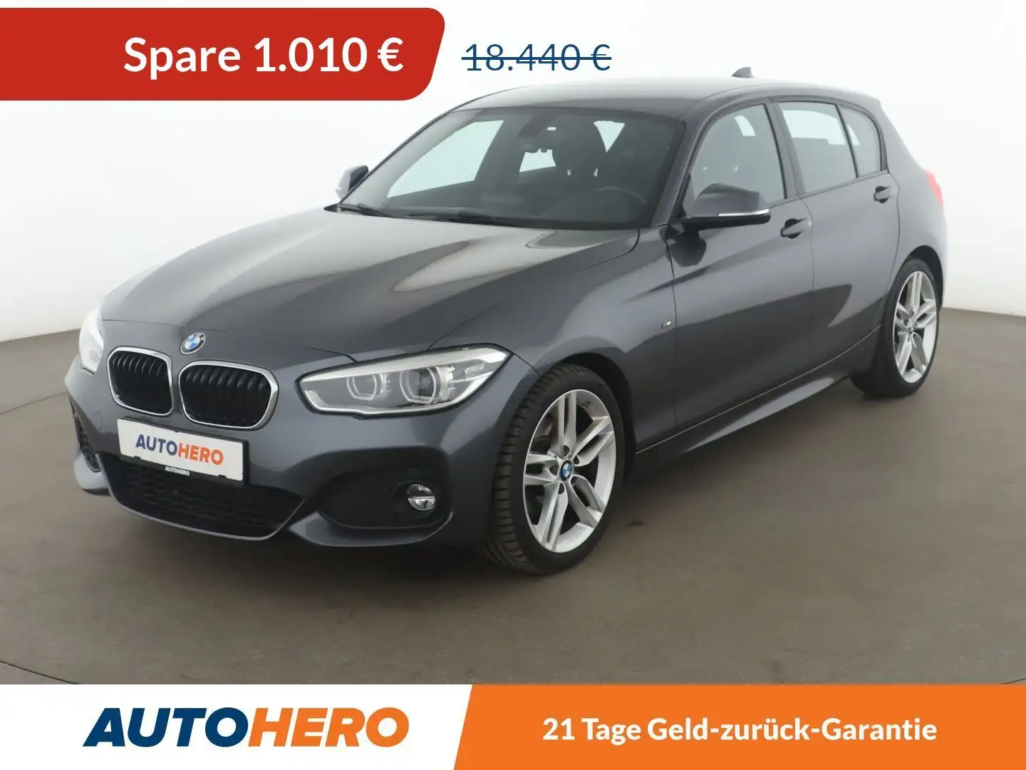 BMW 120 120i M Sport *NAVI*LED*PDC*SHZ*TEMPO*ALU*KLIMA* Gris - 1