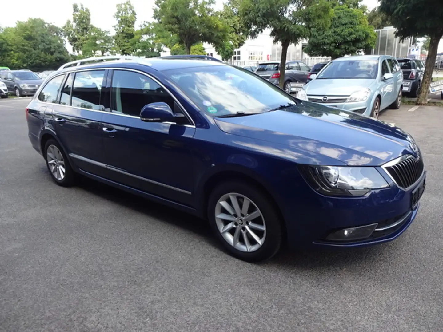 Skoda Superb Combi Ambition Blauw - 2
