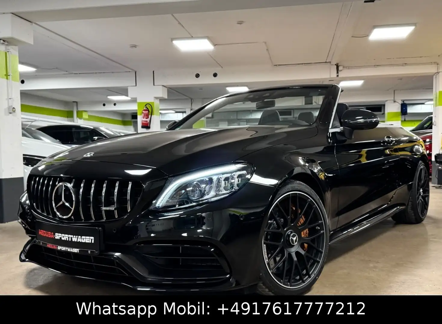 Mercedes-Benz C 63 AMG C 63 S AMG CABRIO CARBON EXT&INT CERAMIC FULLOPT Schwarz - 1
