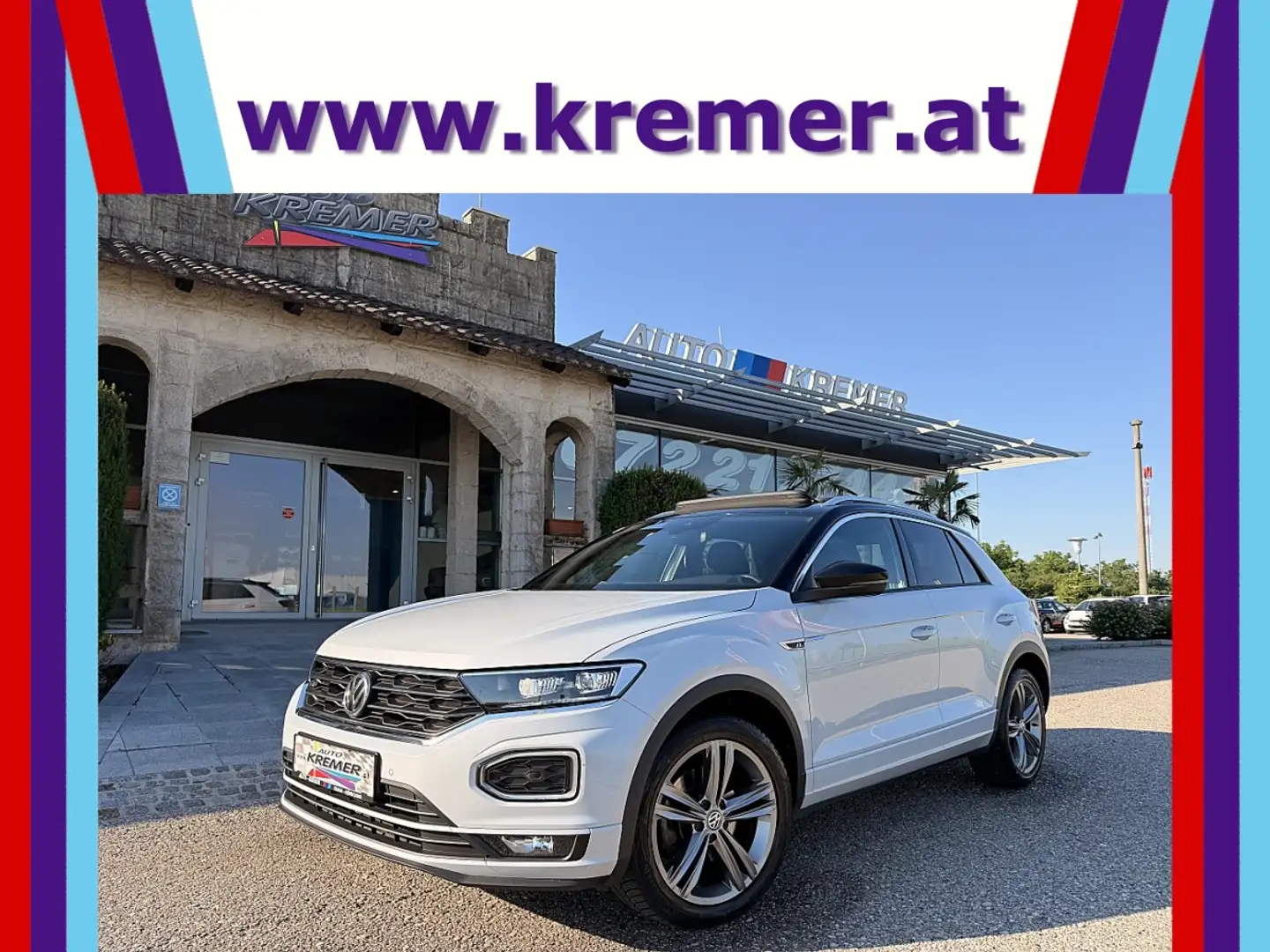 Volkswagen T-Roc 2,0 TDI SCR 4Motion Design DSG 3xR-LINE/ACC/SHA... Weiß - 1