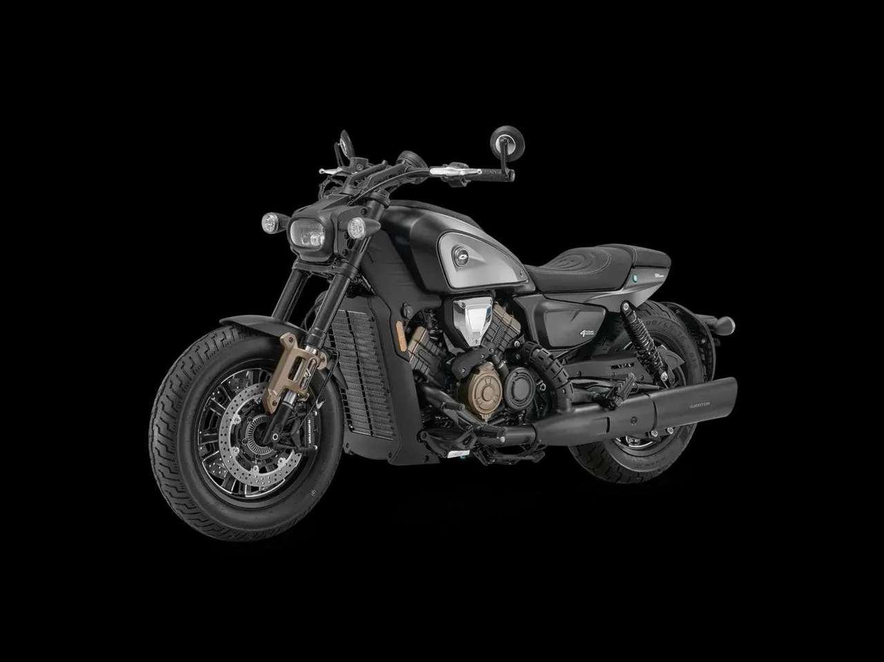 QJ Motor SRV 600 V BLACK-GRAY