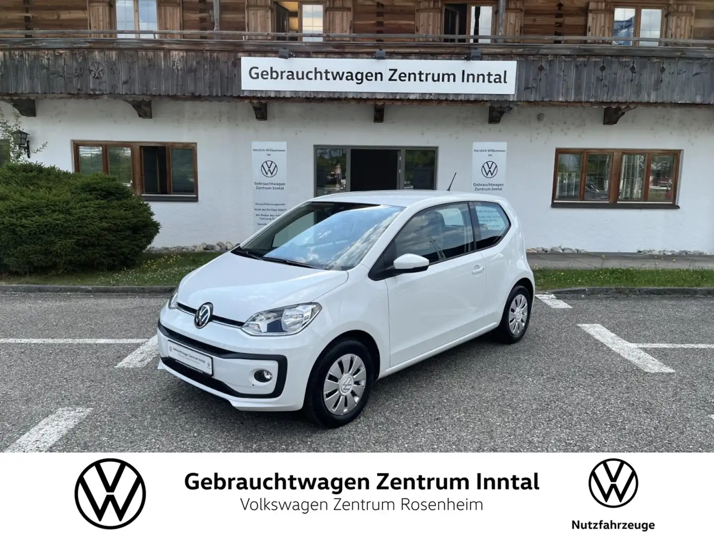 Volkswagen up! ! 1,0 move up! (DAB+Klima+Sitzhzg.) Klima Weiß - 1
