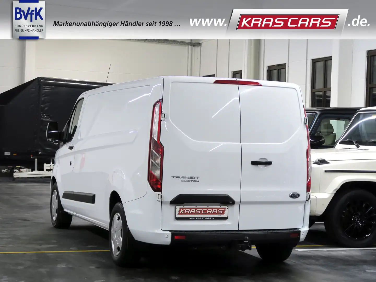 Ford Transit Custom 300 L2H1 TDCi Trend Automatik*Kamera*SYNC3*AHK Blanc - 2