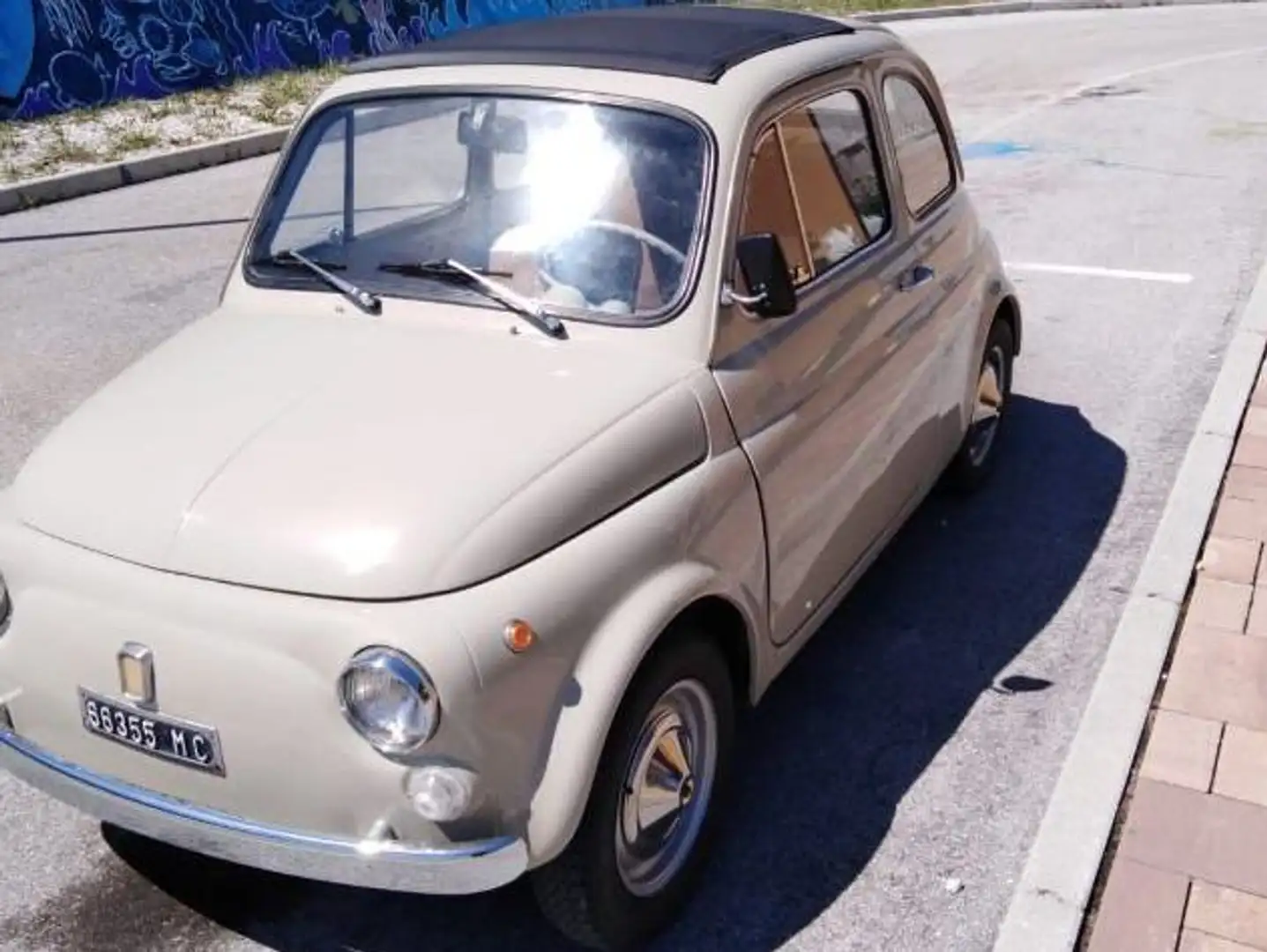 Fiat 500 Beżowy - 2