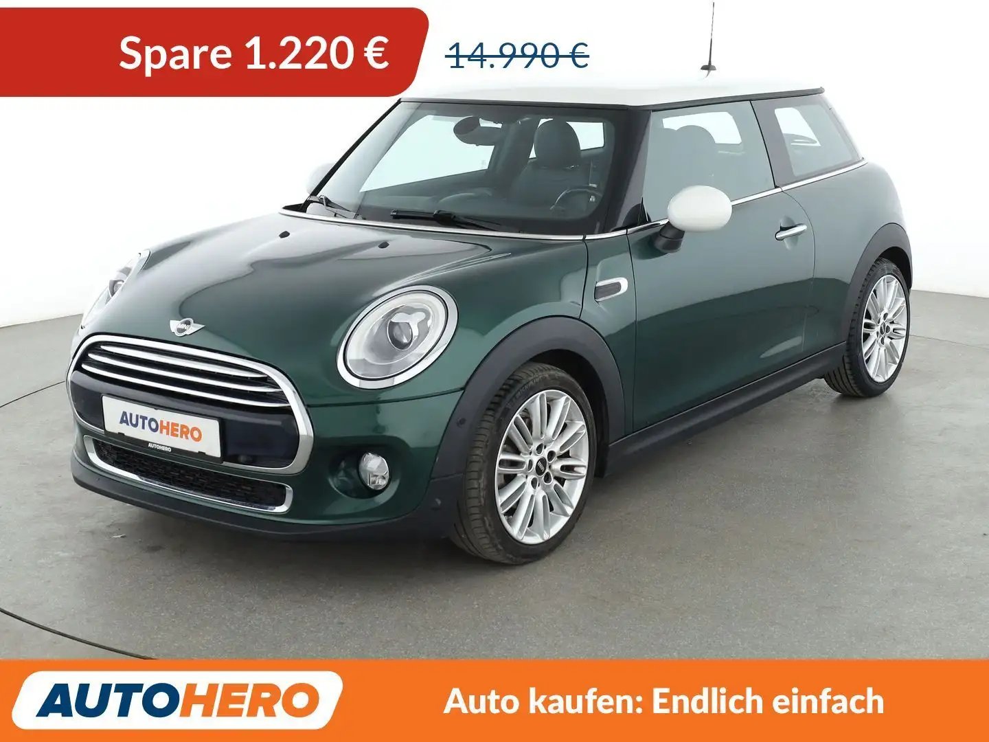 MINI Cooper Cooper Aut.*LED*TEMPO*PDC*SHZ*KLIMA*GARANTIE* Grün - 1