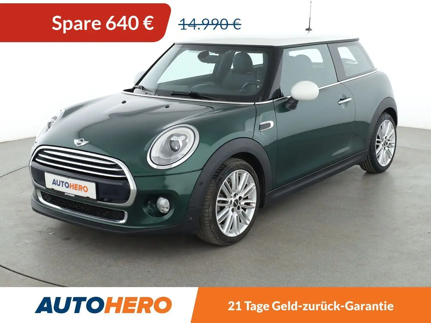 MINI Cooper Cooper Aut.*LED*TEMPO*PDC*SHZ*KLIMA*GARANTIE* Grün - 1
