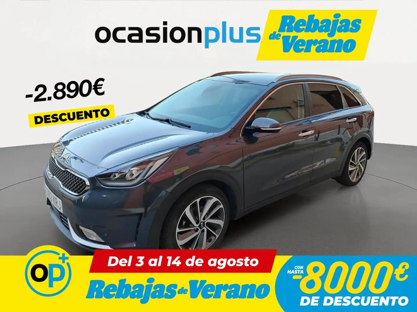 Kia Niro 1.6 HEV Emotion Gris - 1