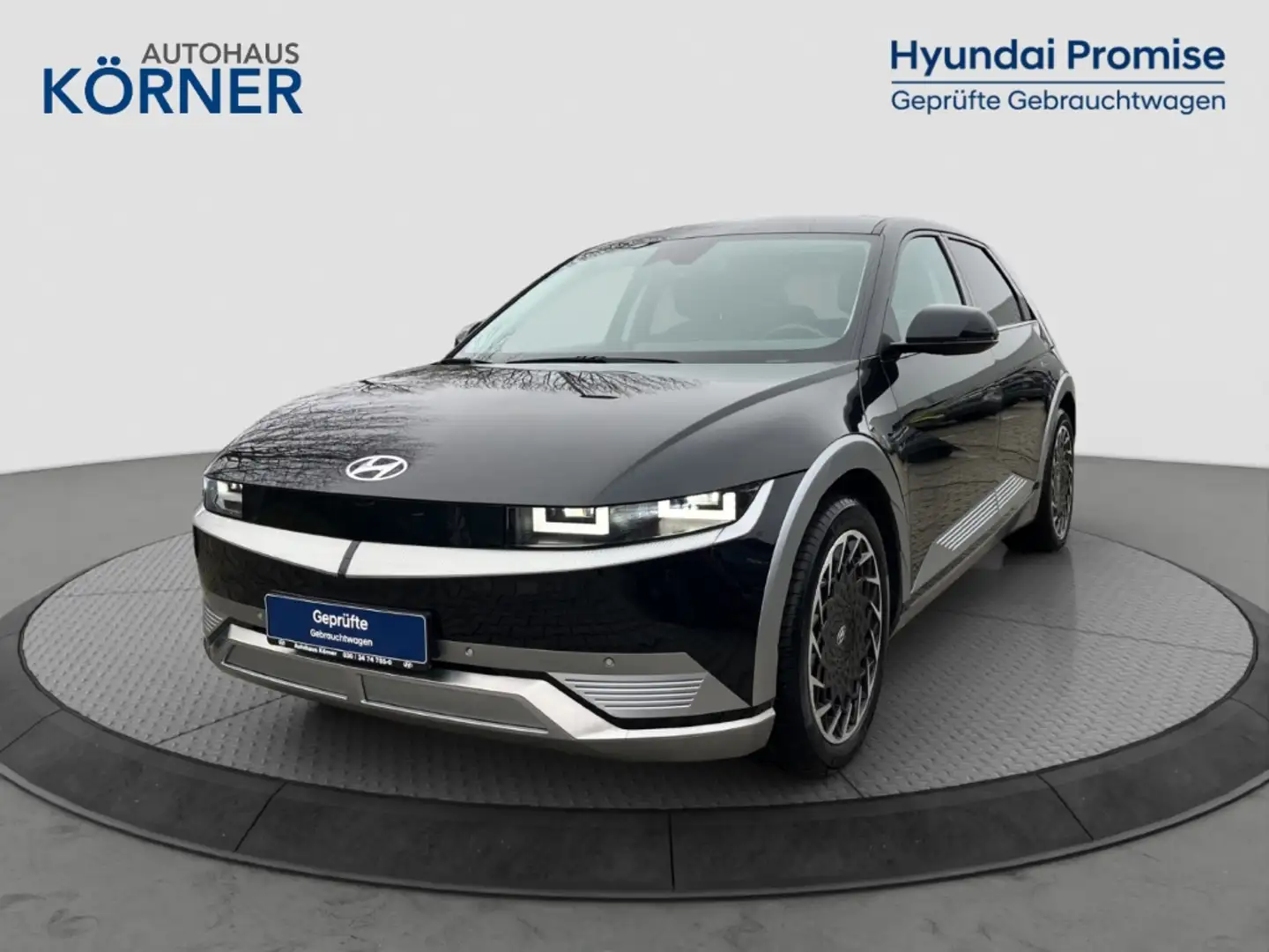 Hyundai IONIQ 5 TECHNIQ 72,6kWh *WÄRMEPUMPE*LED*NAVI*CAM*CARPLAY* Schwarz - 2