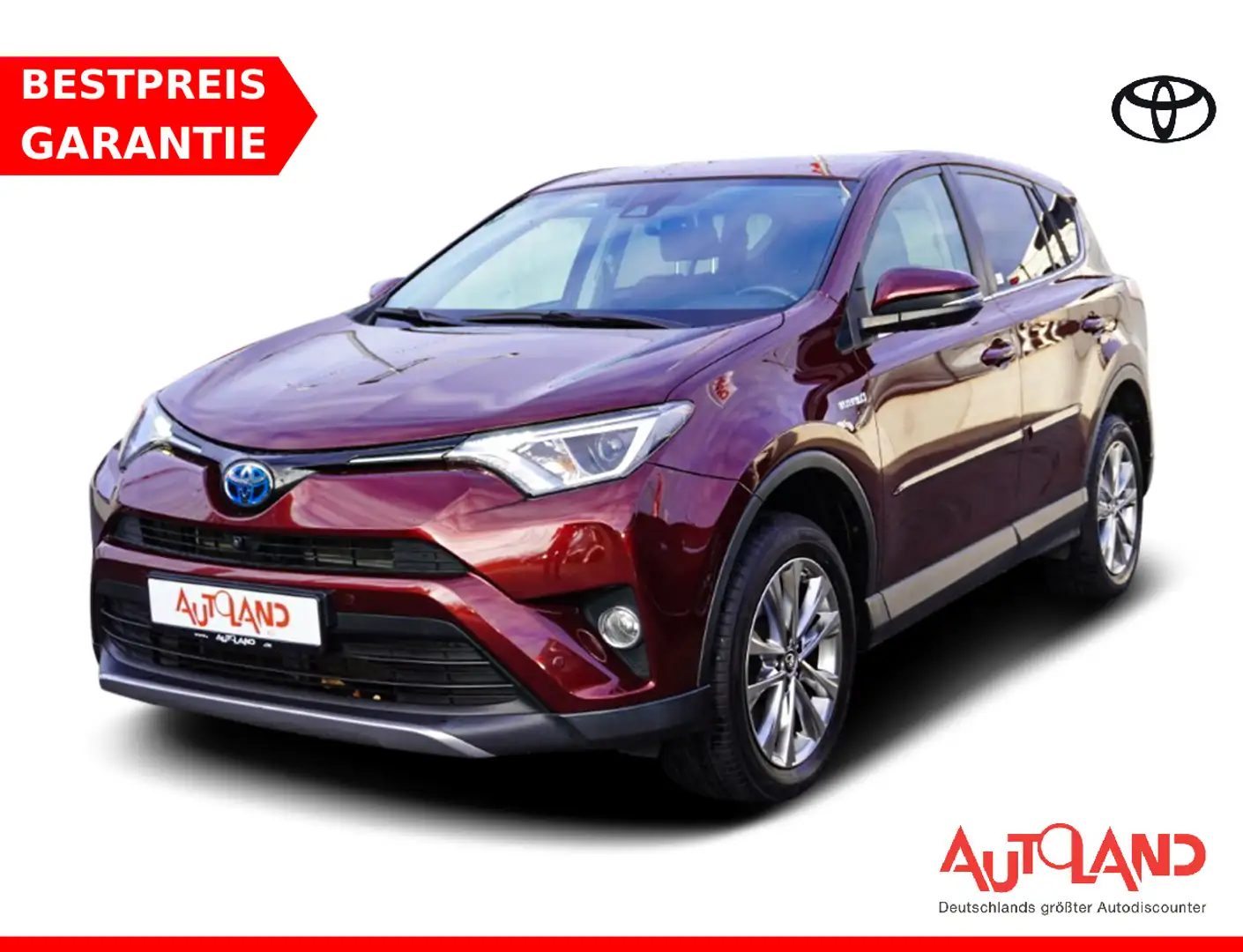 Toyota RAV 4 RAV4 2.5 Hybrid Executive 360° AHK Sitzheizung Rot - 1