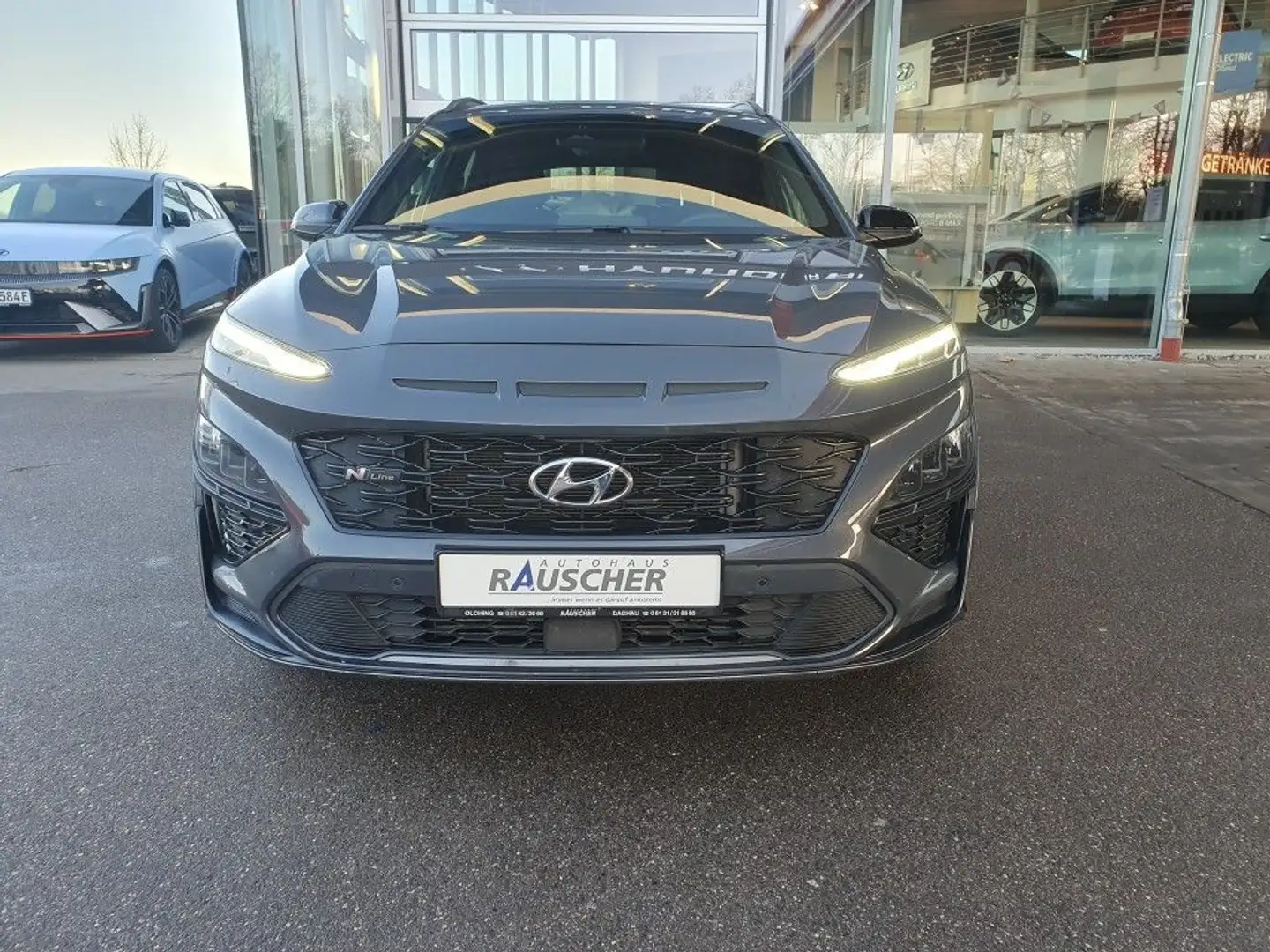 Hyundai KONA 1.6 T-GDI DCT N Line Grau - 2