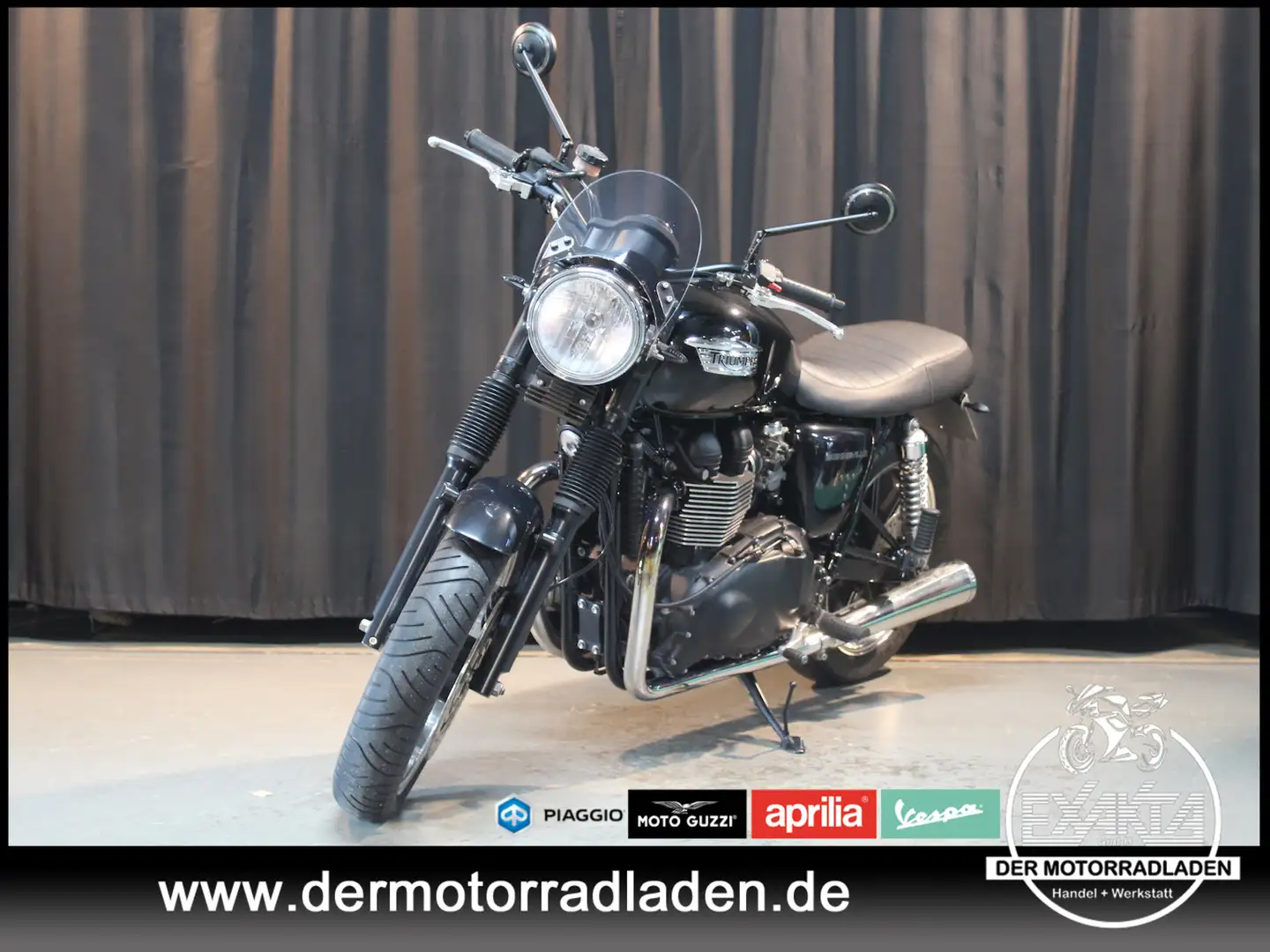 Triumph Bonneville T100 Bonneville T100 SE // SHARK ENDSCHALLDÄMPFER // Black - 1