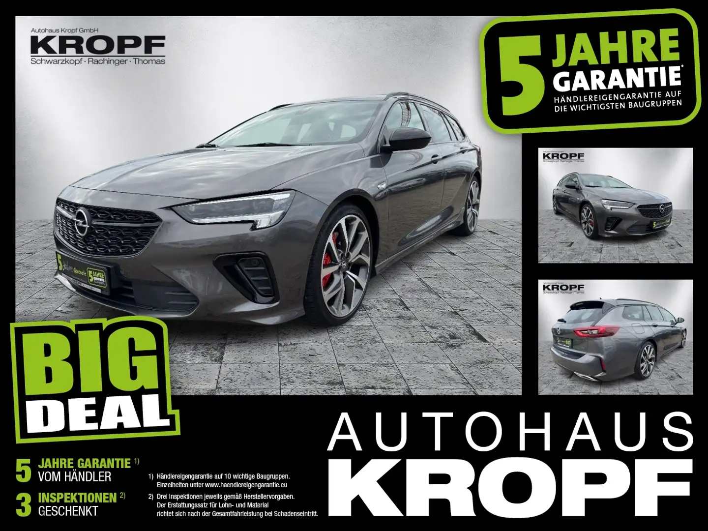 Opel Insignia B Sports Tourer 2.0 SHT GSi ACC+AHK+LM Grau - 1