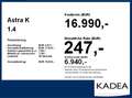 Opel Astra K 1.4 Navi,KlimaA,Kamera,Lenk+Sitzhzg,LED Zwart - thumbnail 4