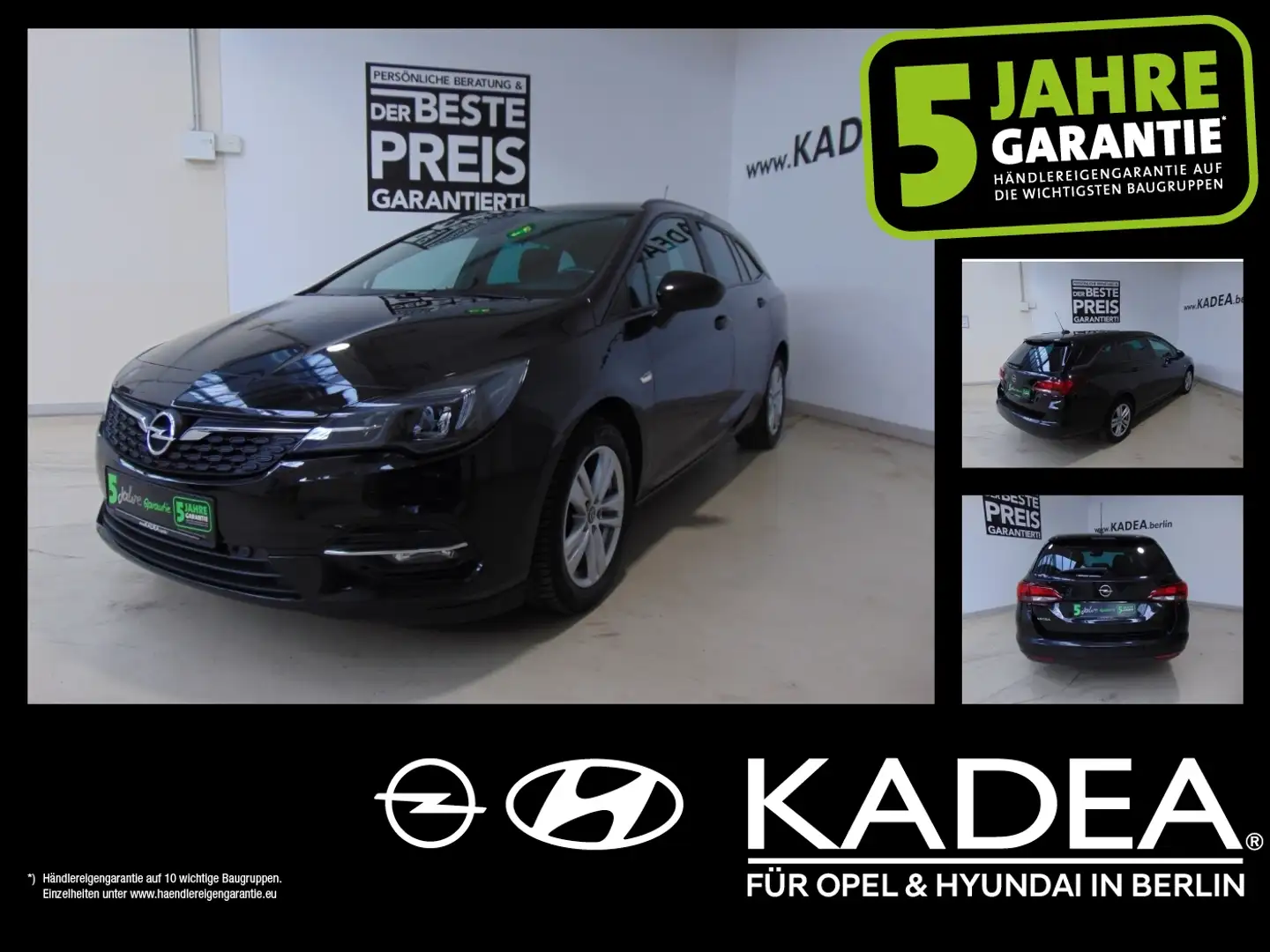 Opel Astra K 1.4 Navi,KlimaA,Kamera,Lenk+Sitzhzg,LED Noir - 1