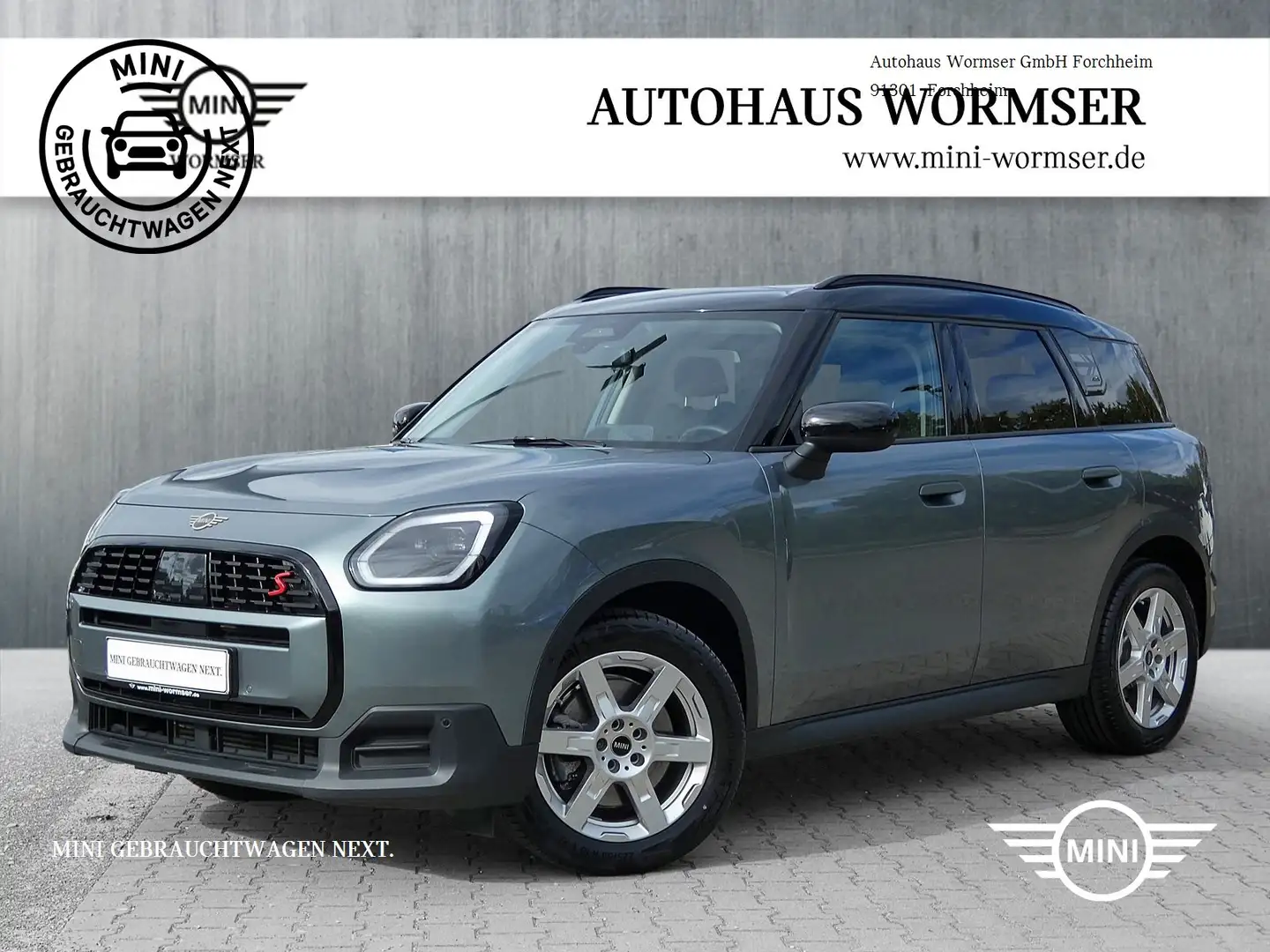 MINI Cooper S Countryman Countryman S ALL4 Head-Up DAB LED Pano.Dach Shz Grün - 1