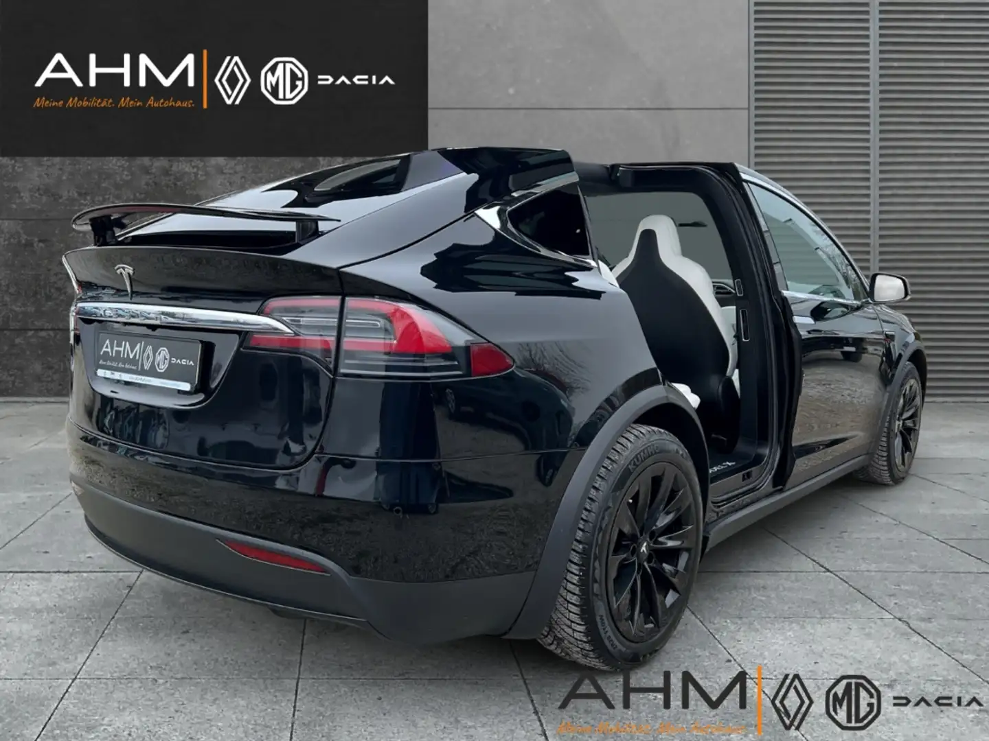 Tesla Model X Dual 75kWh schwarz/weiß 7 SITZER Schwarz - 2