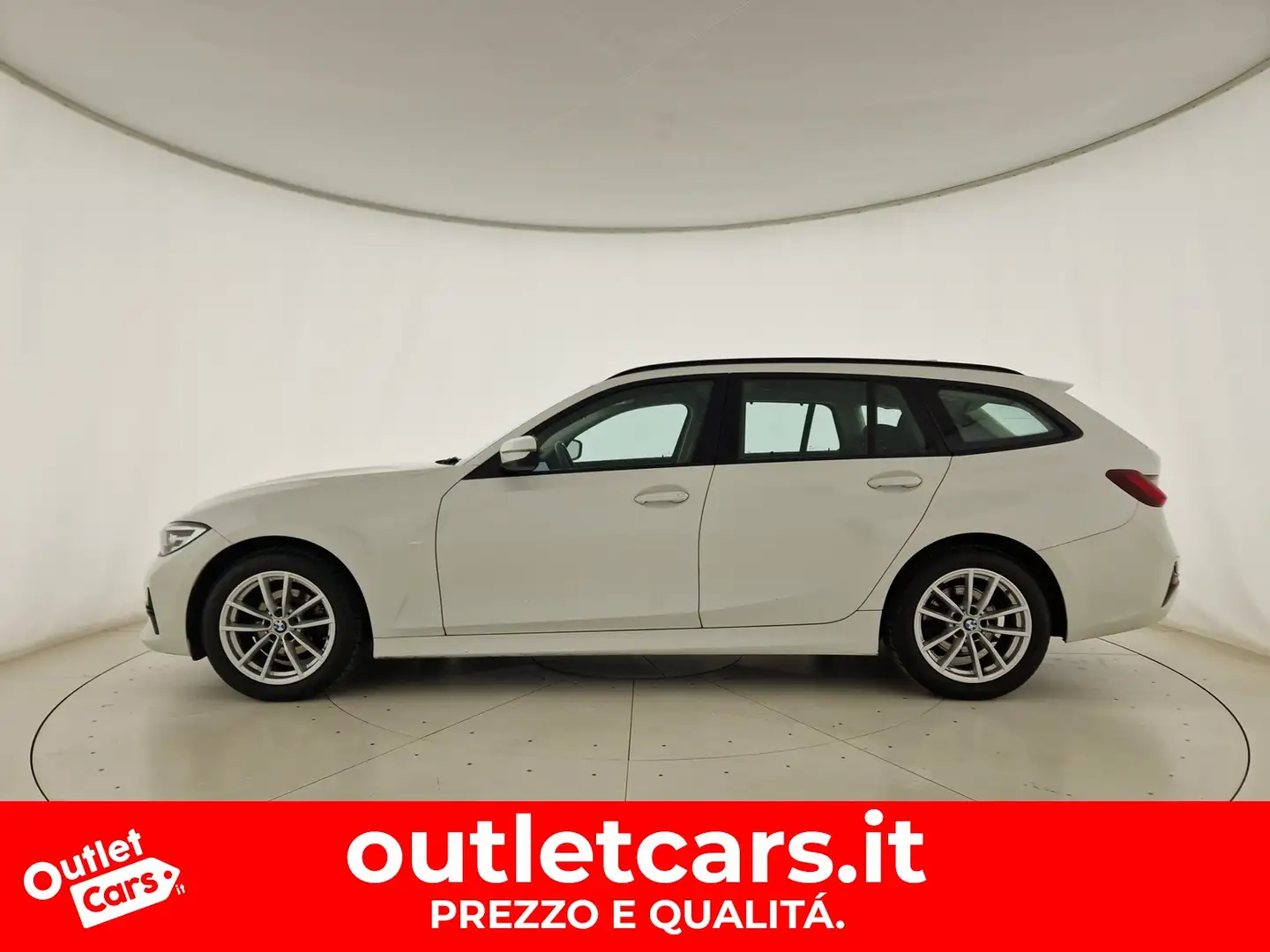 BMW 316 316d touring mhev 48v auto Blanc - 2