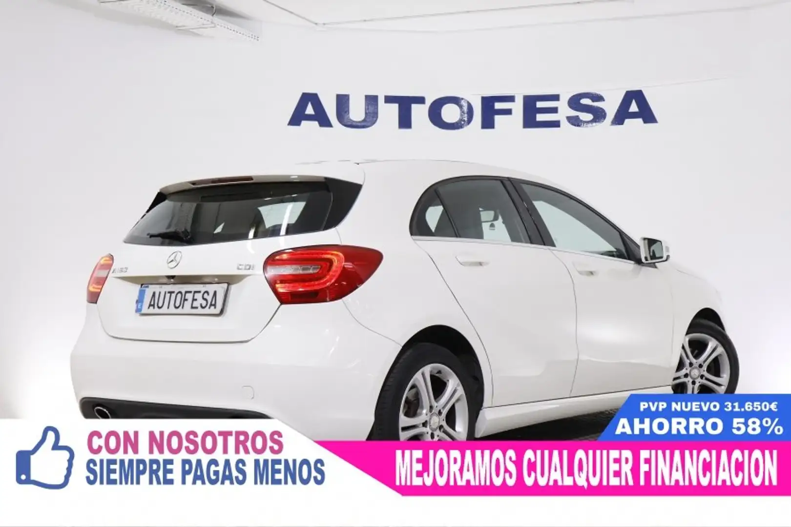 Mercedes-Benz A 150 CDI 109CV URBAN 5P S/S # BIXENON, BLUETOOTH Blanco - 2