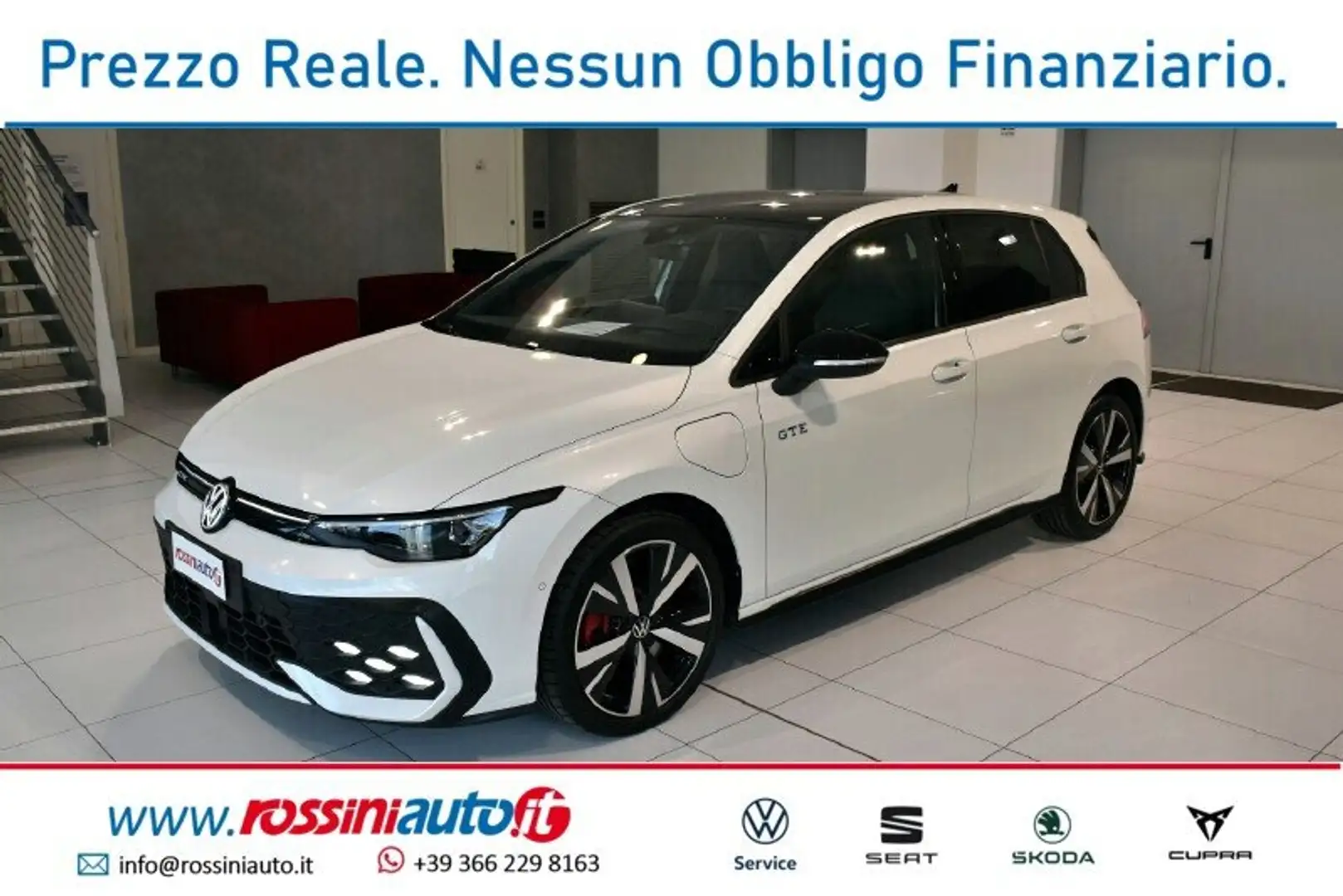 Volkswagen Golf GTE GTE 8.5 1.5 E-HYBRID 272 CV DSG R18 + MATRIX + GAN Bianco - 1