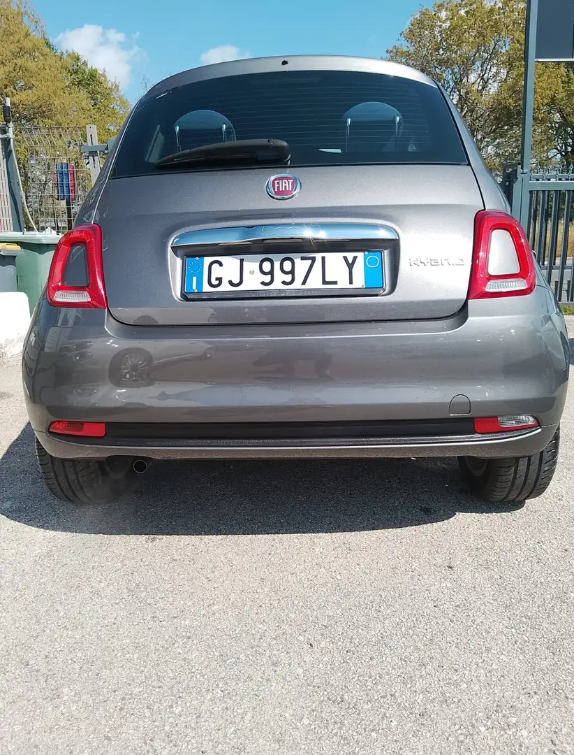 Fiat 500 1.0 Hybrid Cult Grijs - 2