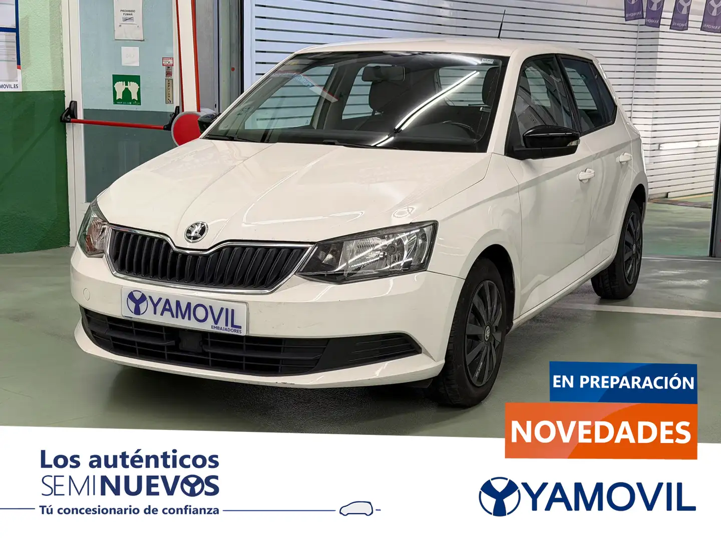 Skoda Fabia 1.0 MPI Ambition 55kW Blanc - 1