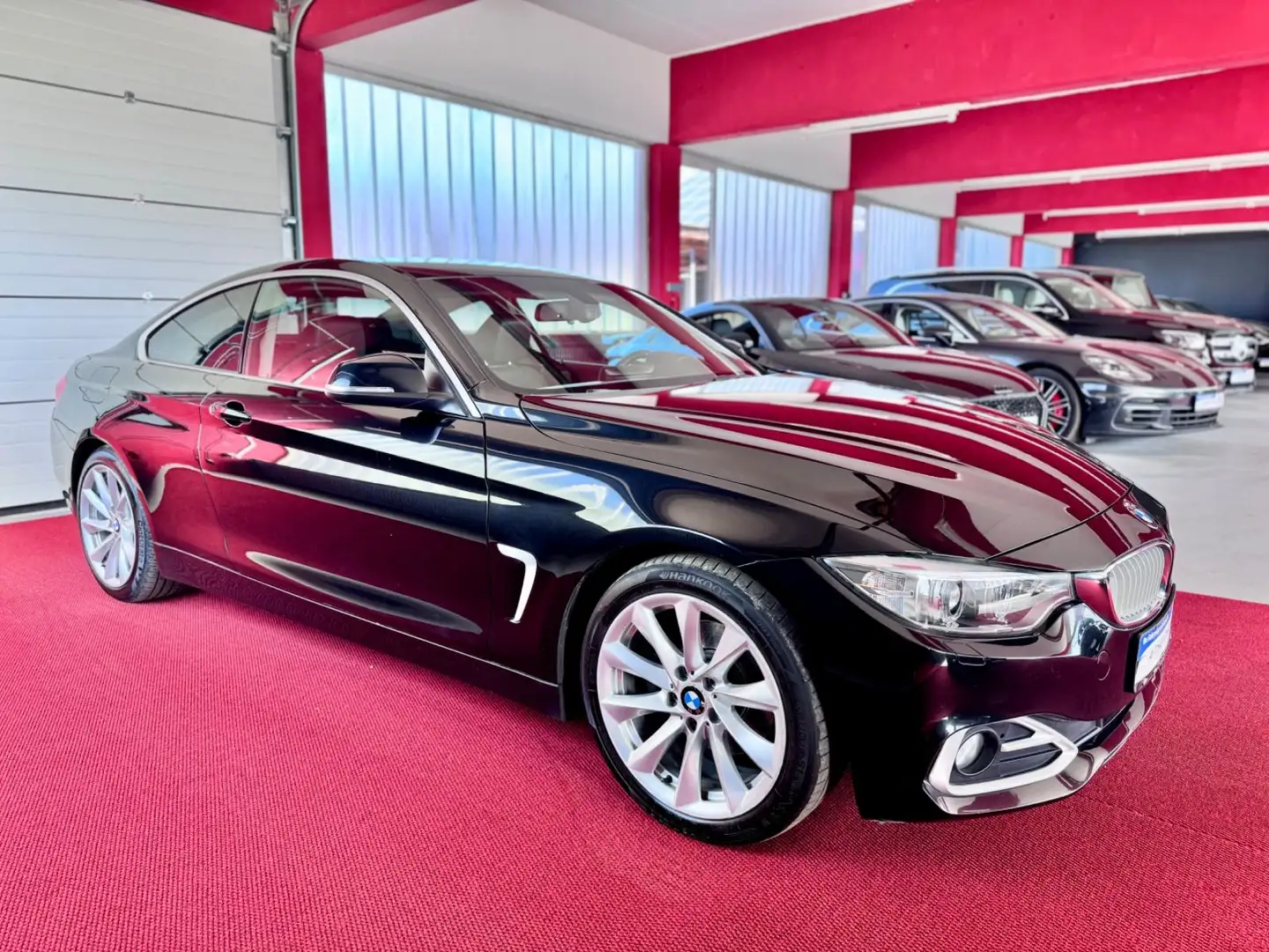 BMW 420 d Coupe NaviProf Leder Sportautomatik BiXenon Schwarz - 2