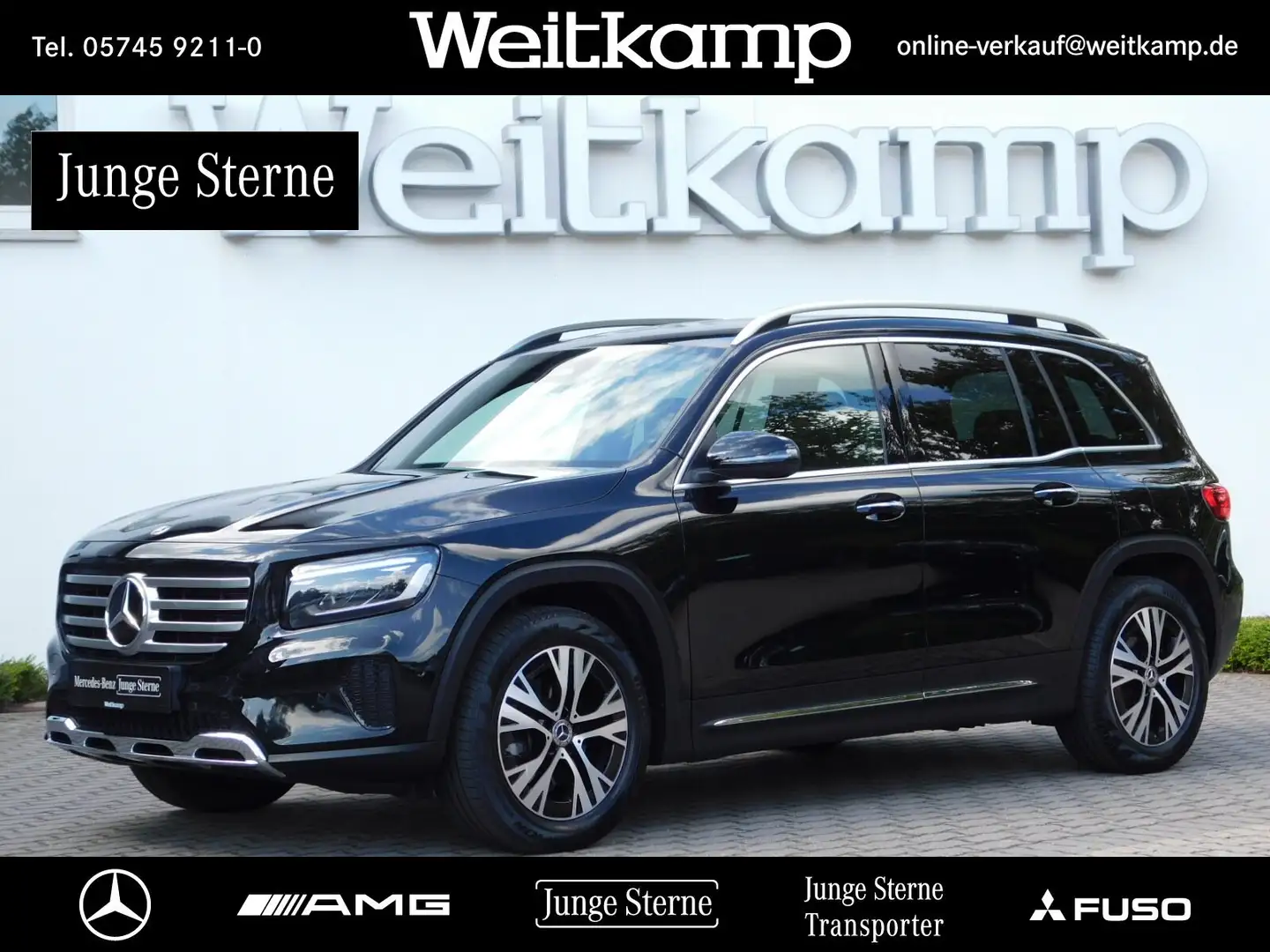 Mercedes-Benz GLB 180 GLB 180 d Progressive+AHK+Distronik+Keyl.+Kamera Schwarz - 1