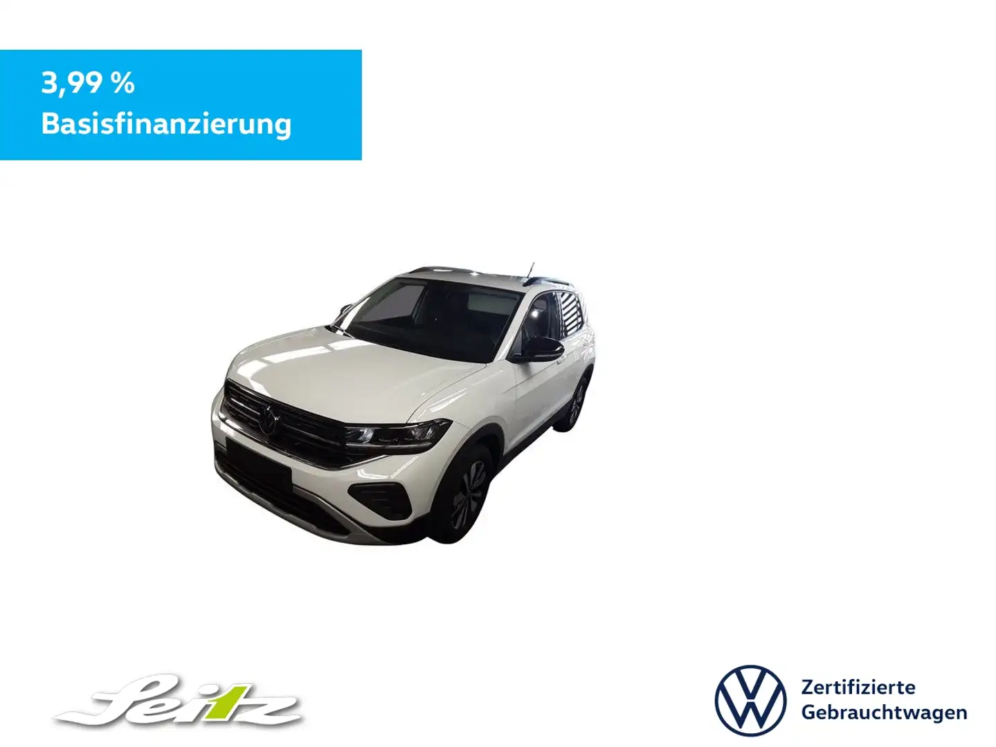 Volkswagen T-Cross 1.0 TSI Goal *LED*PDC*NAVI*SITZH* Blanc - 1